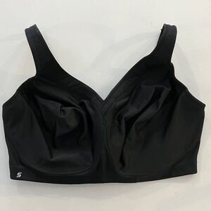 Glamorise Like New MagicLift Seamless Black Women's Sports Bra